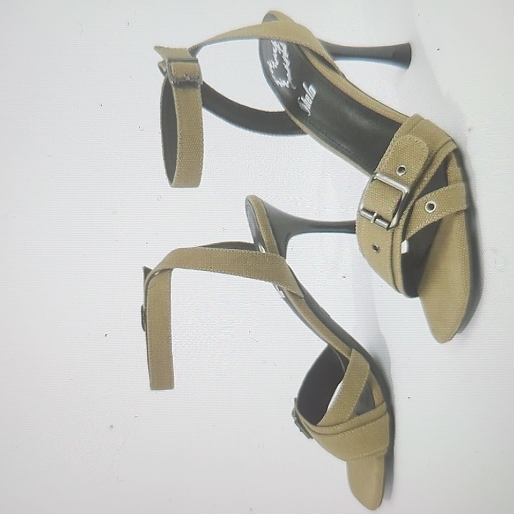 Olive Buckled High HEELS